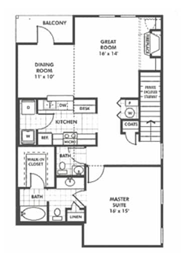 Floor Plan - The Lilly
