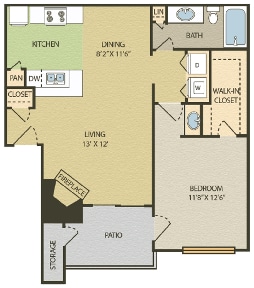 Floor Plan - A2 - Medina