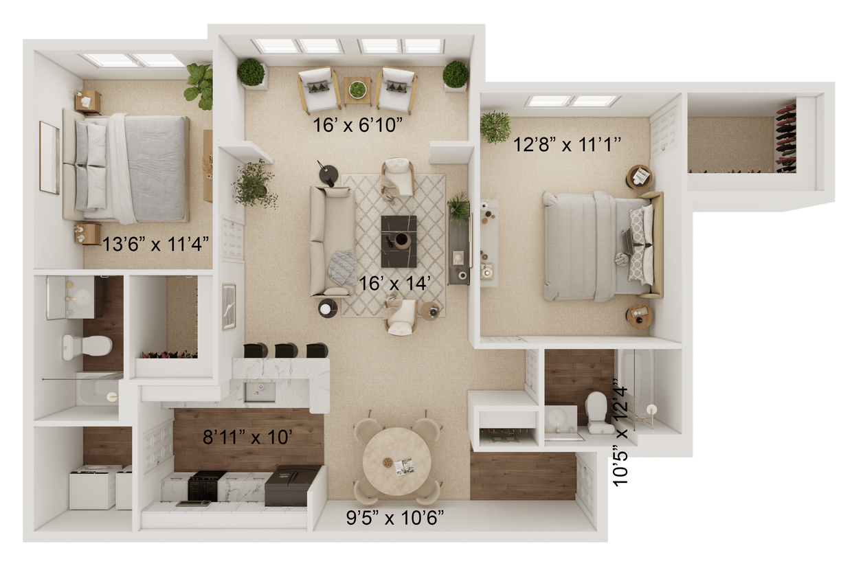 Floor Plan - The Hulling