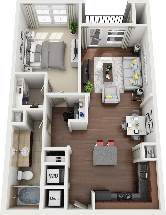 Avanti Cityside - The Ardmore - 1 Beds - 1 Baths - 811 Sq. ft. - The Ardmore