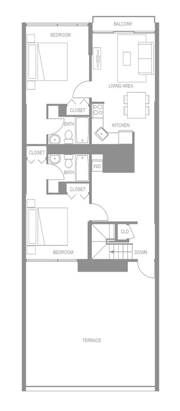 Floor Plan - Erbe Two Bedroom Flat A