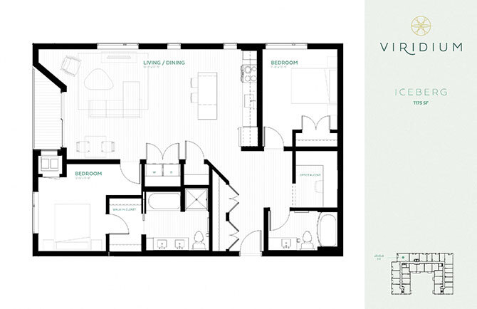 Floor Plan - Iceberg • plus office •