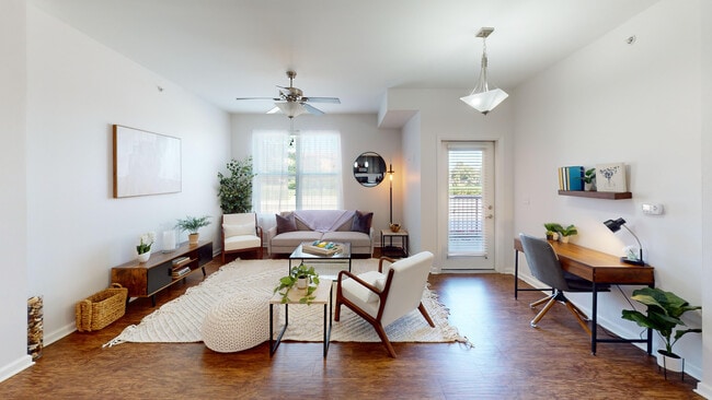 Enjoy natural light, elegant finishes, and a space where routines are smoother and real life happens. - Watermark at Jordan Creek