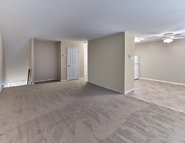 Open-concept living and dining space with flexible layout at Maple Terrace Apartments in Maple Shade, NJ - Maple Terrace