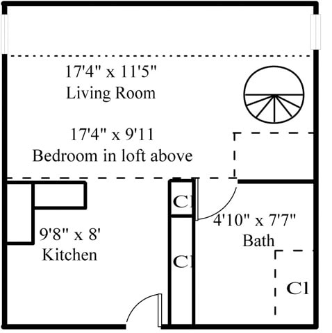 1 Bedroom Loft - 1 Bedroom Loft