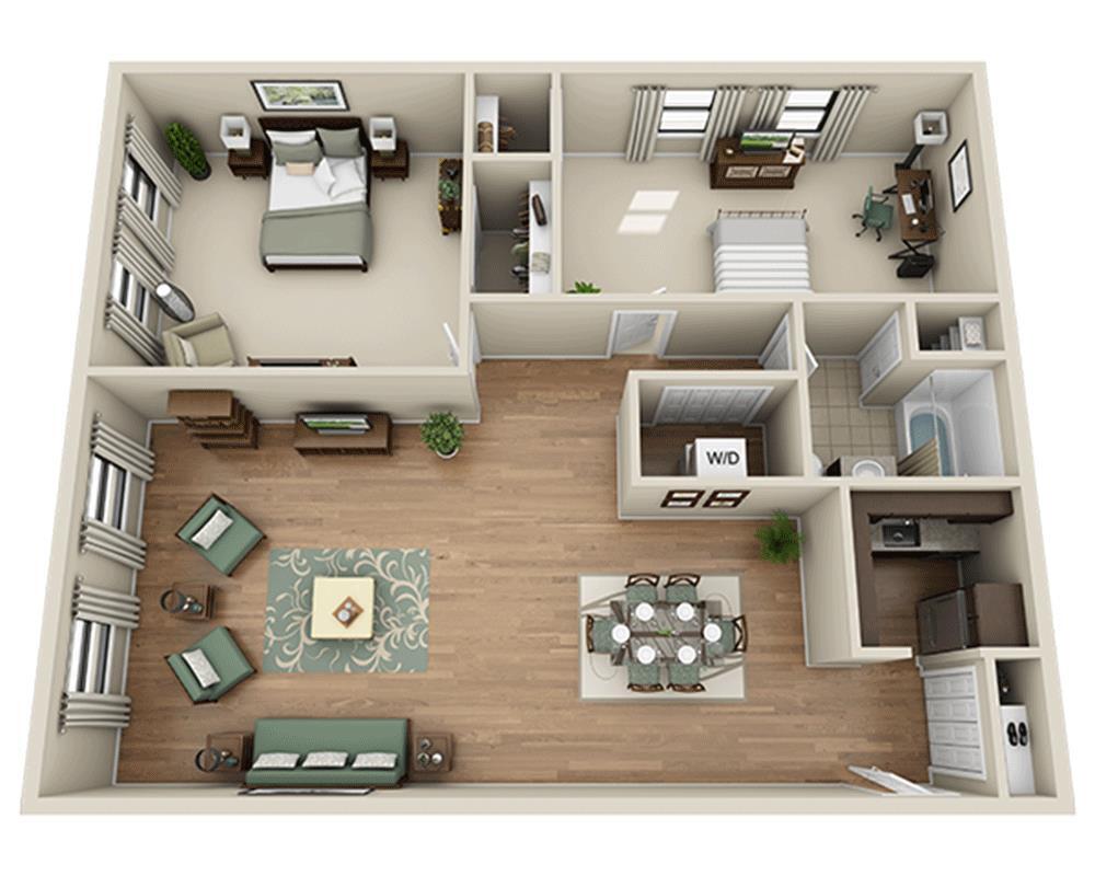 Floor Plan - 30 Garrison - B1D