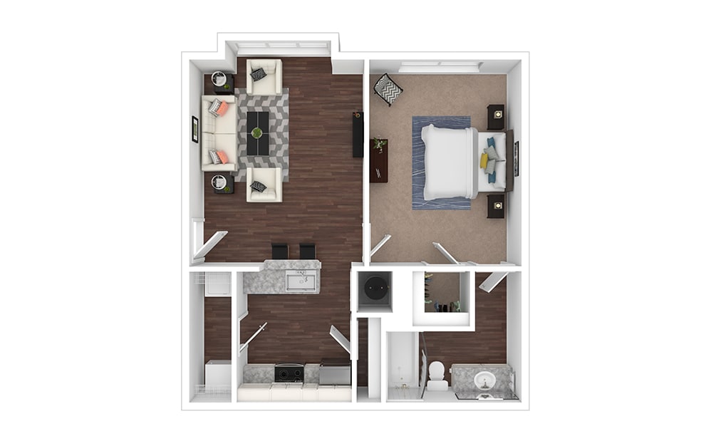 Floor Plan - Hampton - Renovated