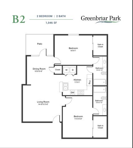 B2P - 2x2 Floor Plan - B2P