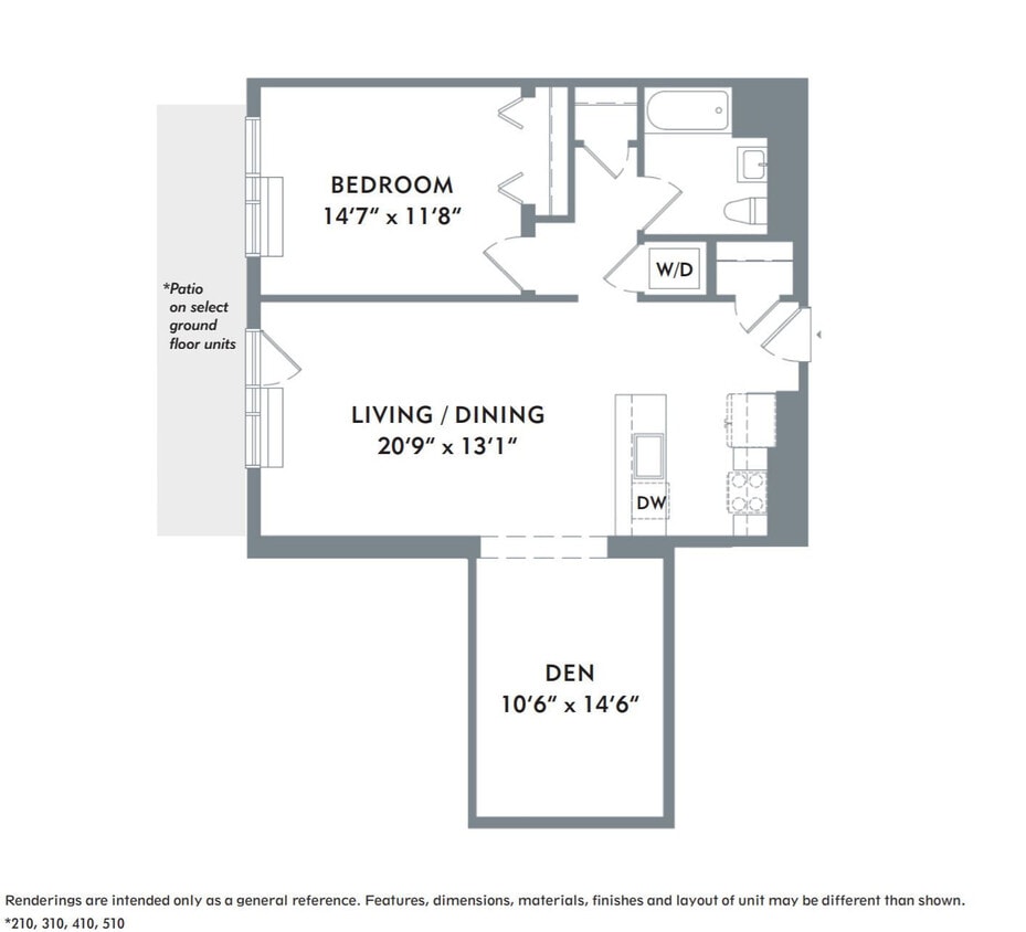 Floor Plan - A2 w/ Den