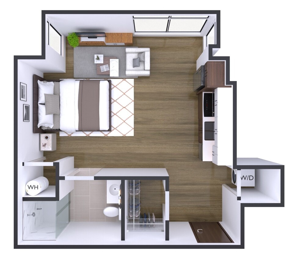 Floor Plan - Studio- H