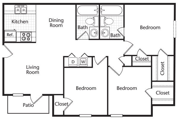 Floor Plan - The Cambridge