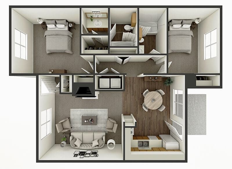 Floor Plan - The Hawthorne
