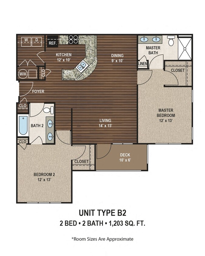 Floor Plan - B2 ADA - Premium