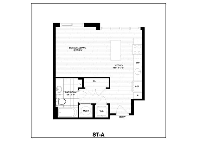 Floor Plan - Studio-A