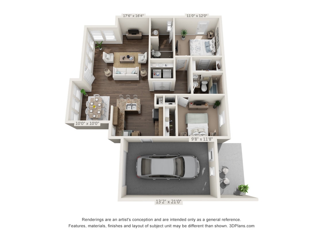 Floor Plan - The Garden View Cottage