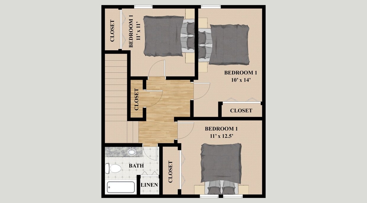 Floor Plan - 3bdrthr