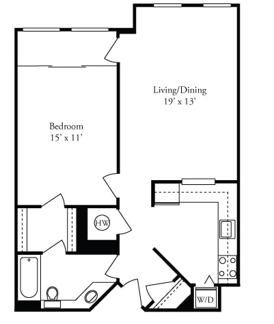 1F - 1 Bedroom - 1F