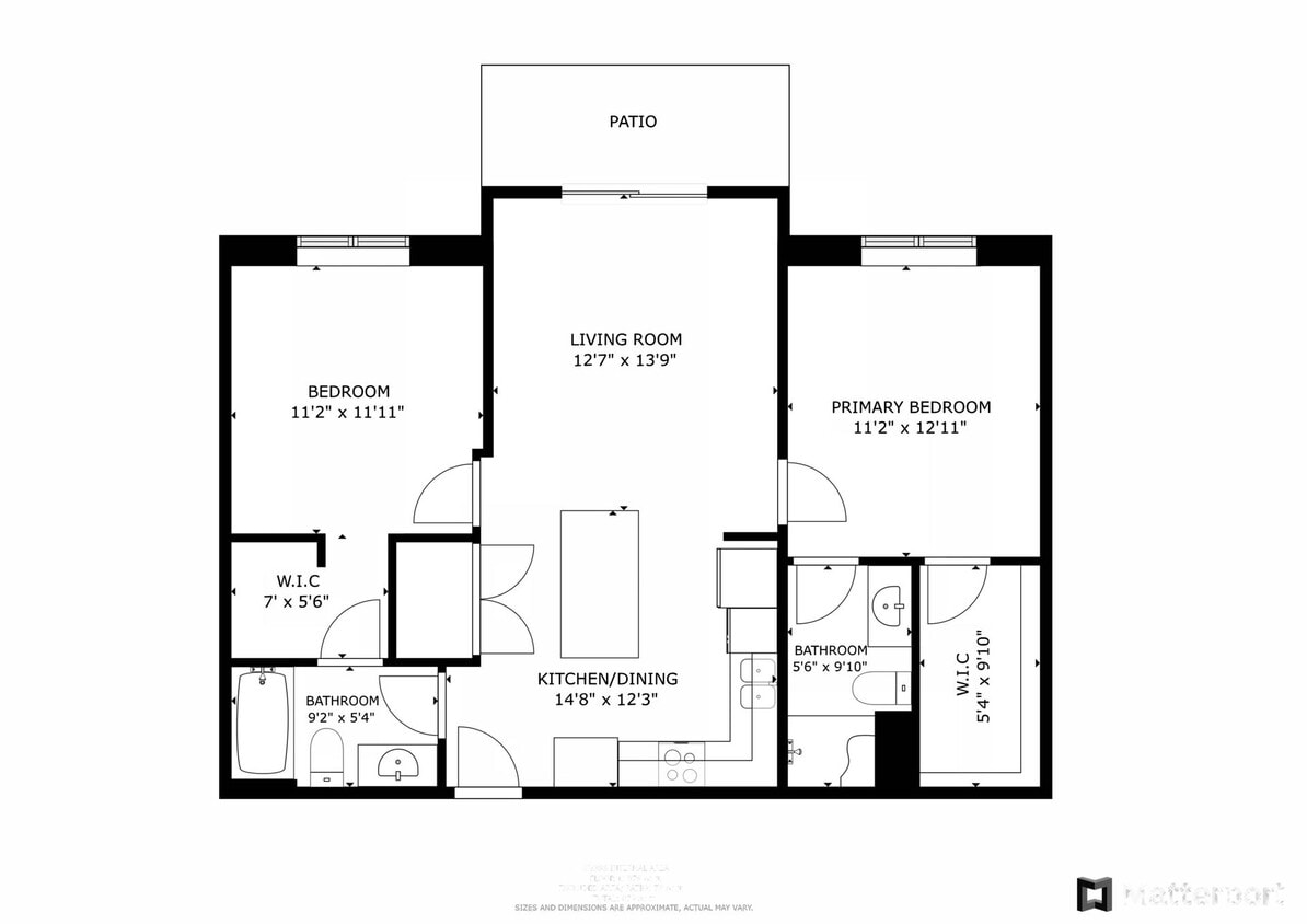 Floor Plan - ARV26 - 2 Bed 2 Bath 1st Floor 1 Stall Det Gar