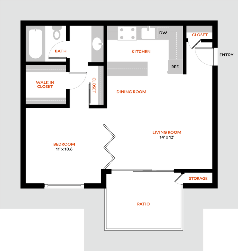 Floor Plan - 1AR