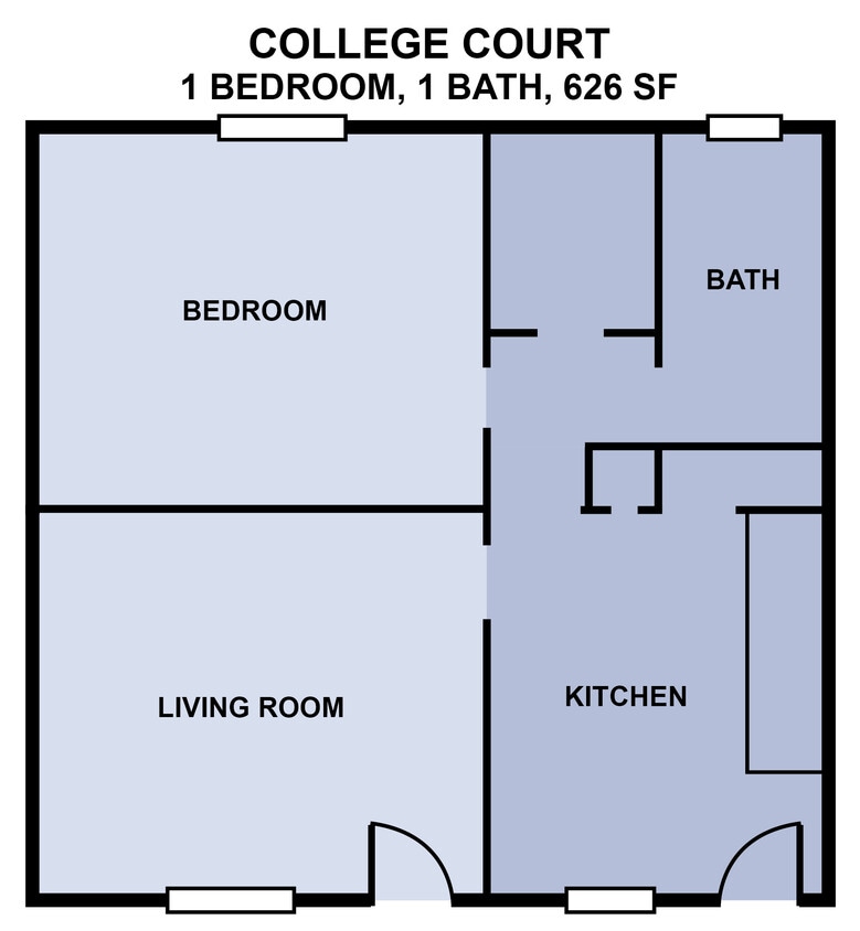 Floor Plan - 1x1cc