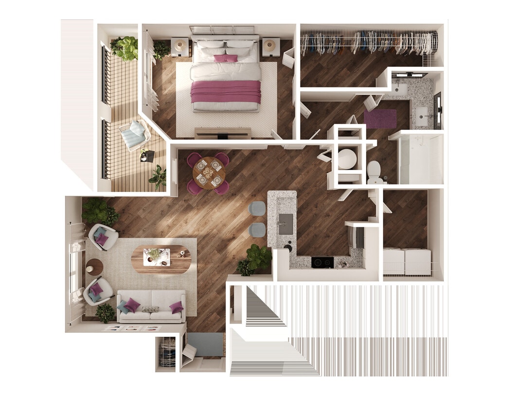 Floor Plan - Floorplan 1B