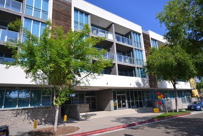 Front enterance to 12th Street Lofts in National City, California. - 12th Street Lofts
