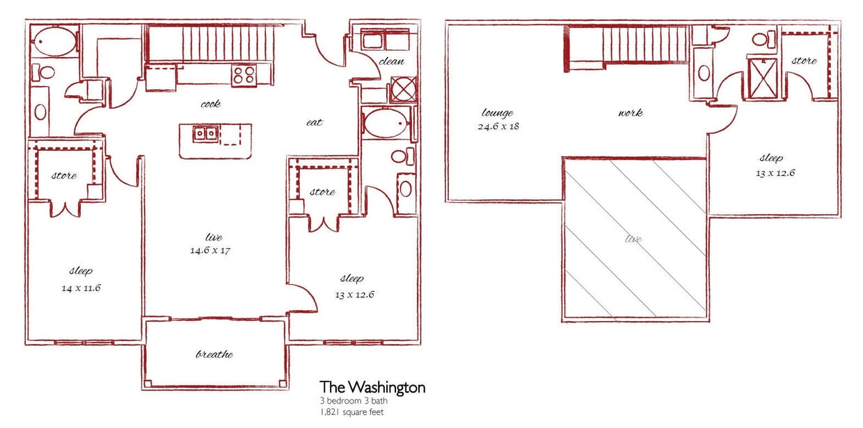 Floor Plan - Washington