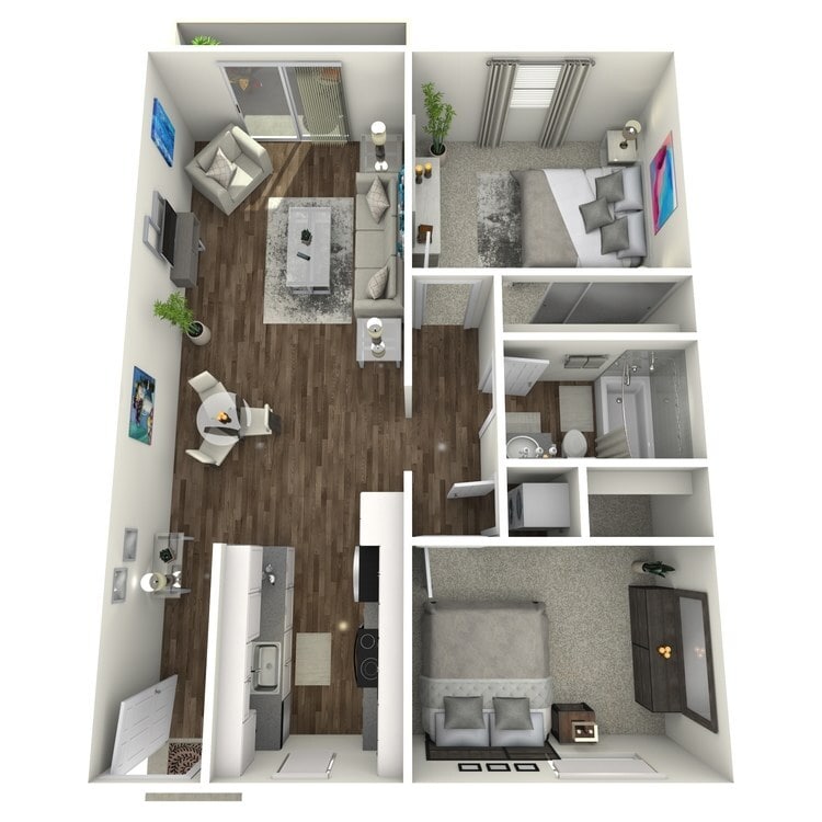 Overhead_943257.jpg - 2 Bed 1 Bath B