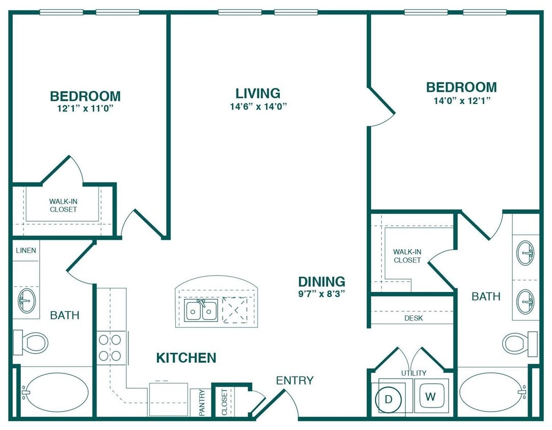 Floor Plan - The Hampton