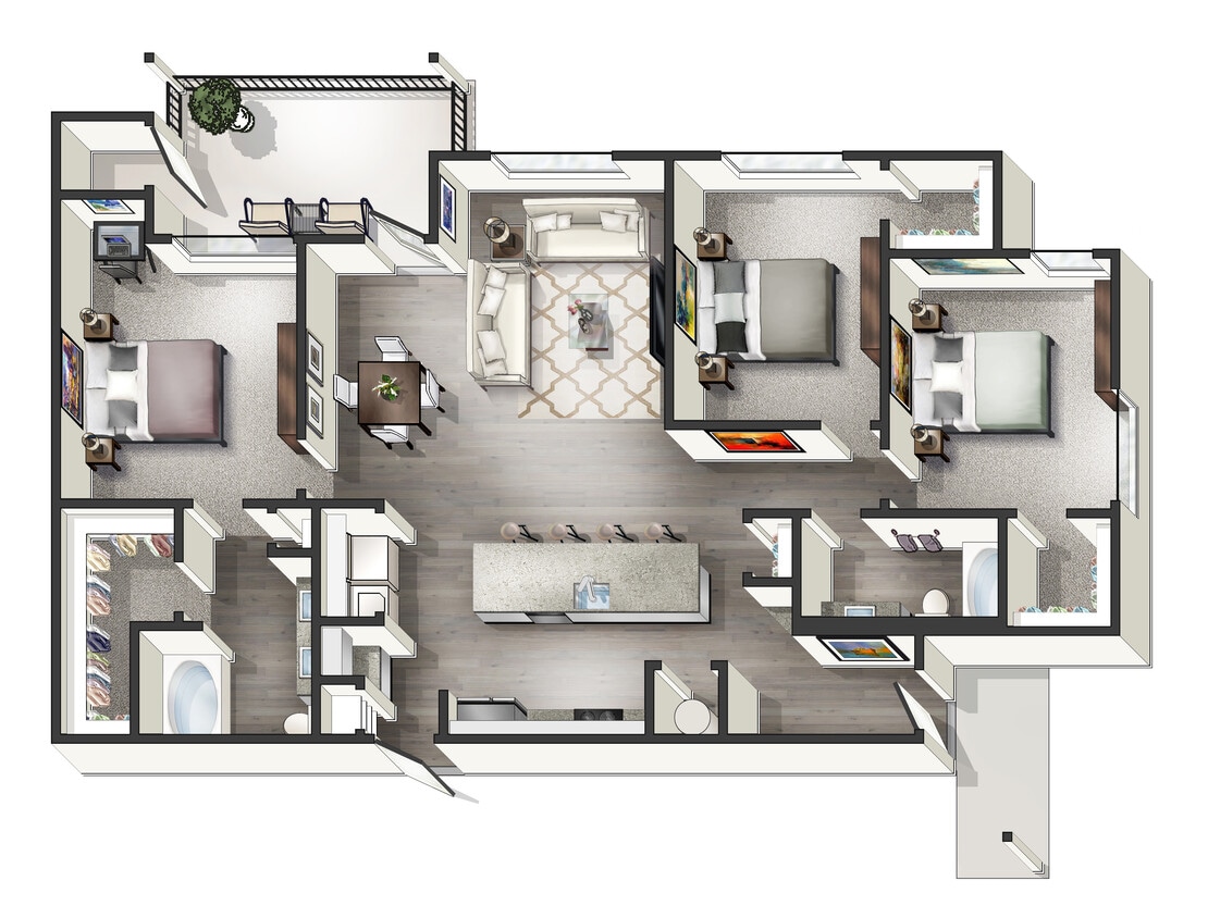 Sycamore- 3B 2BA- 1414 SF - Melbourne
