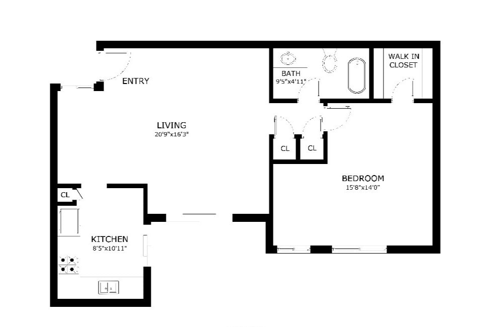 Floor Plan - The Acorn