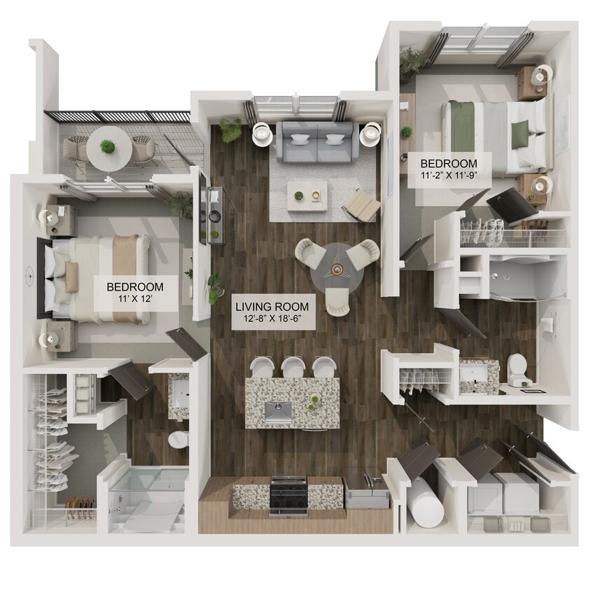 Floor Plan - The Lily (B1)