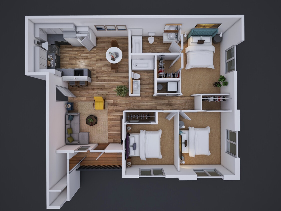 Floor Plan - 3x2