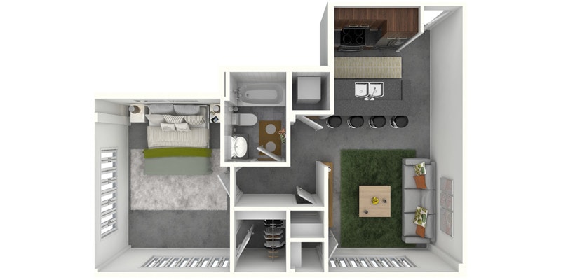 Floor Plan - The Riverside