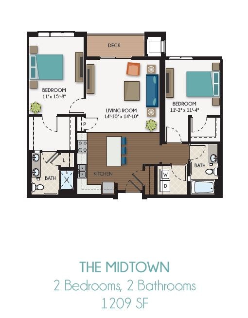 Floor Plan - The Midtown