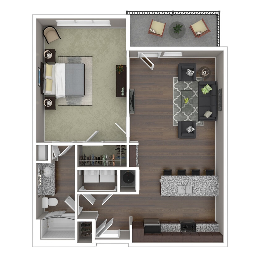 Floor Plan - 1B