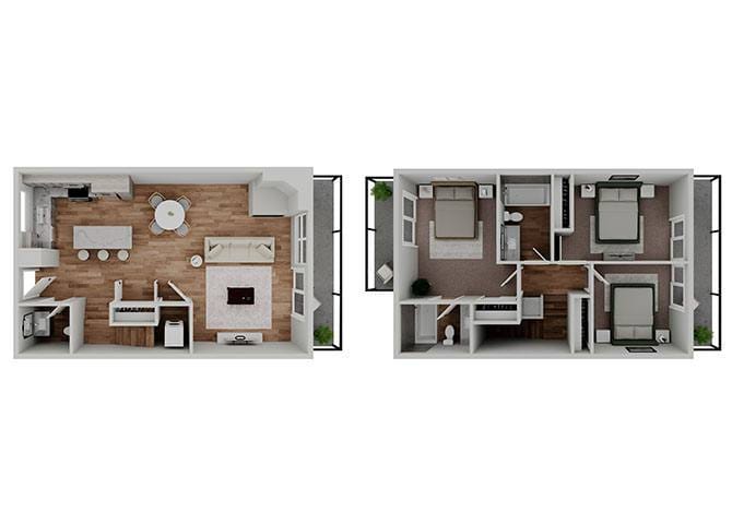 Floor Plan - C01T Townhome