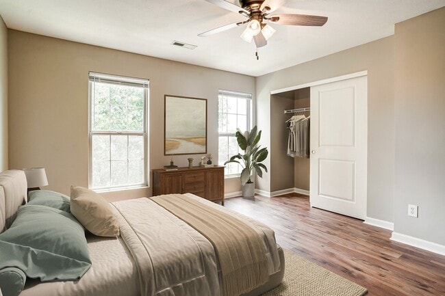 Bedroom with Natural Light - Riverford Crossing Apartments