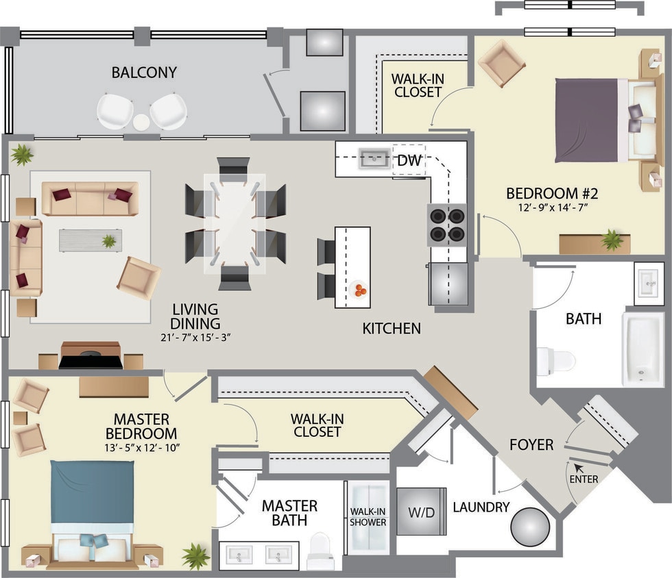 Floor Plan - Clubside C4