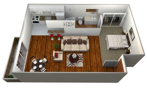 Floor Plan - Studio A