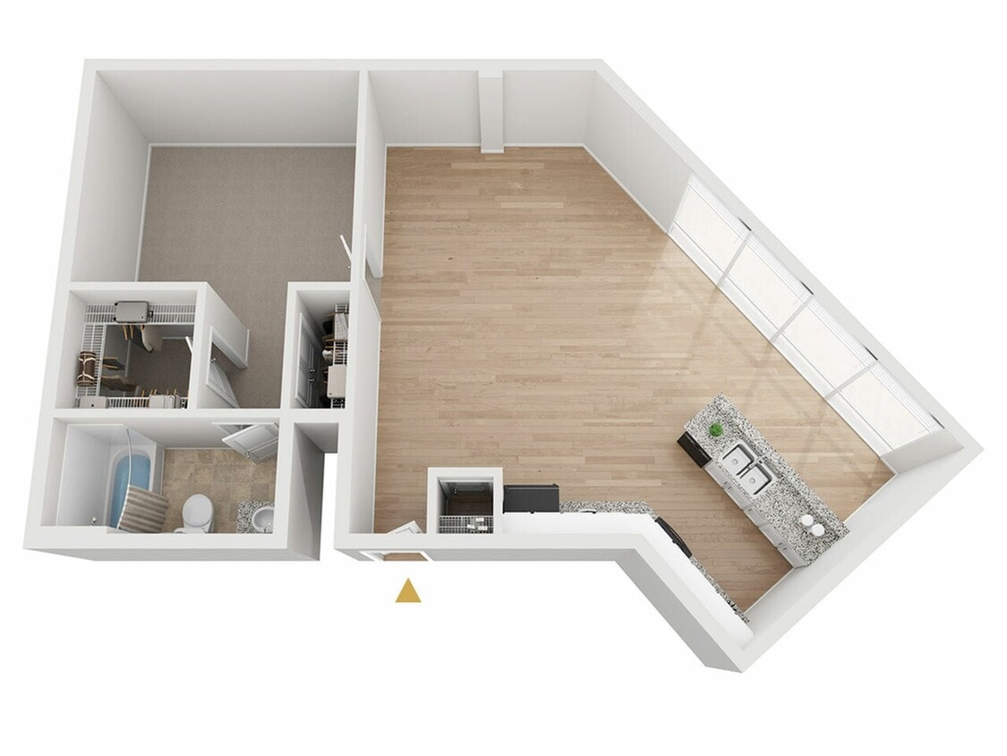Ralston 1x1 Azalea Floor Plan - Azalea