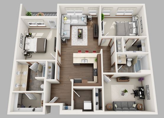 Two Bedroom - Two Bedroom