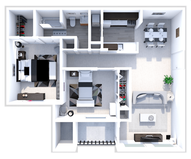 Floor Plan - The B1