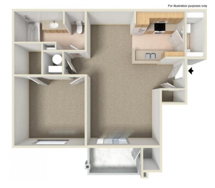 Floor Plan - The Indian Paintbrush