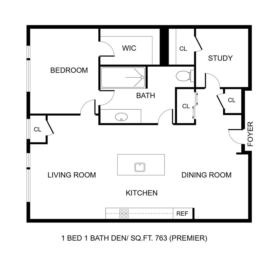 One Bed Den Premier - One Bed Den Premier