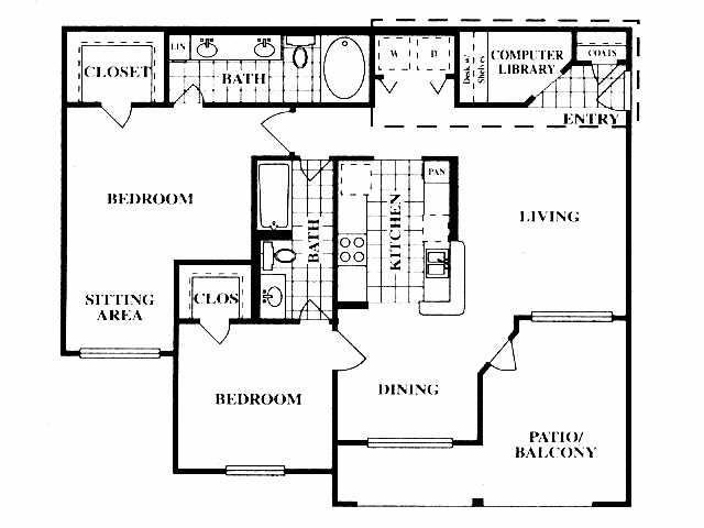2BR/2BA - D