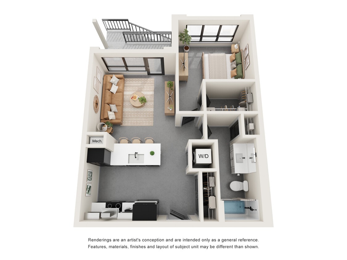 1/1 C LW - One Bedroom - Vermeer LW