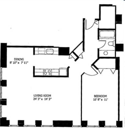 A2 - One Bedroom Plus Den