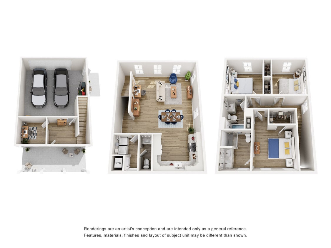 Floor Plan - Cottage C1 + Den