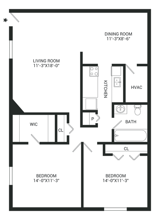 Floor Plan - Caroline